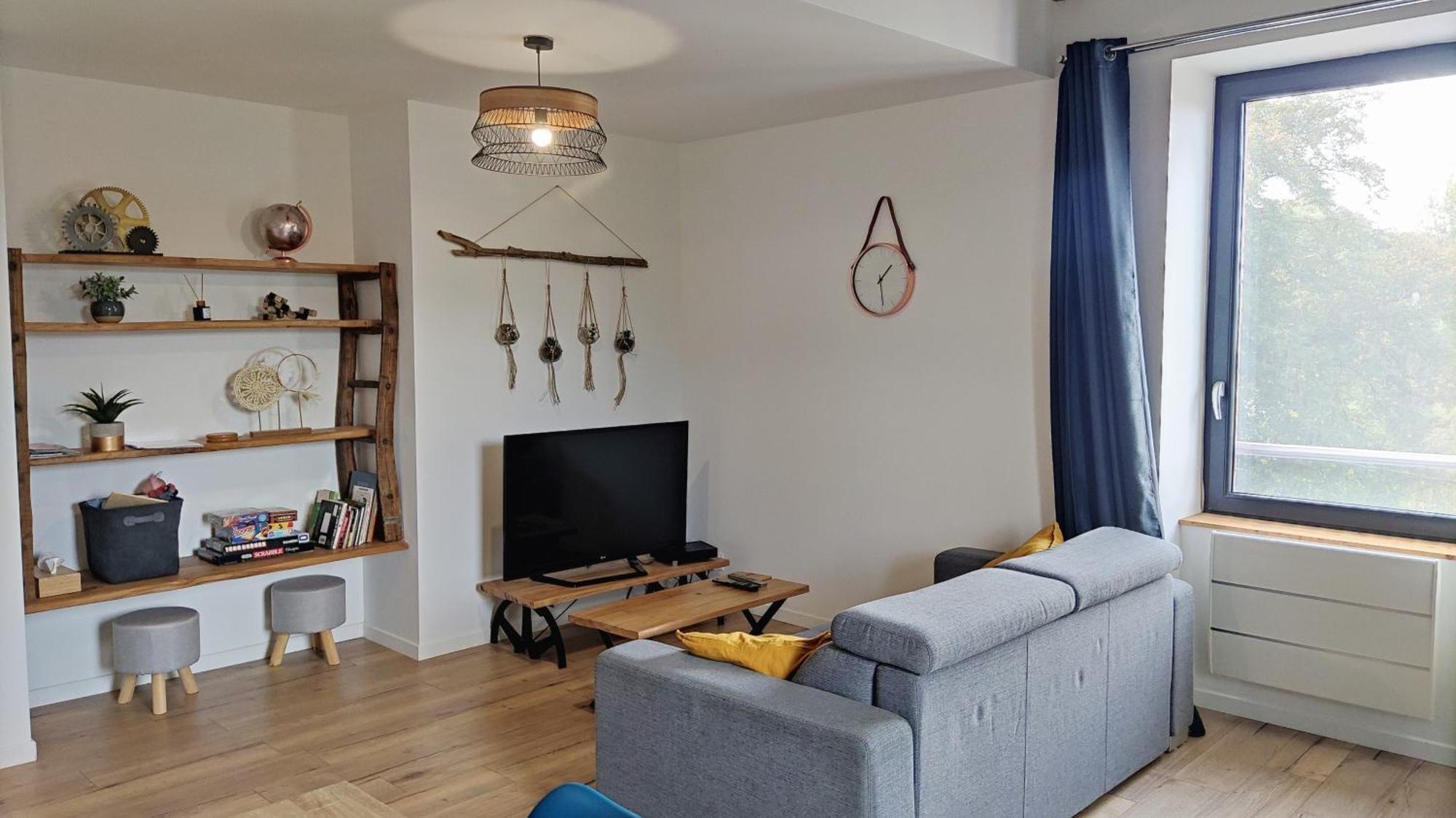 Appartement Duplex Dans Une Ancienne Usine 博普雷奥昂莫热 外观 照片