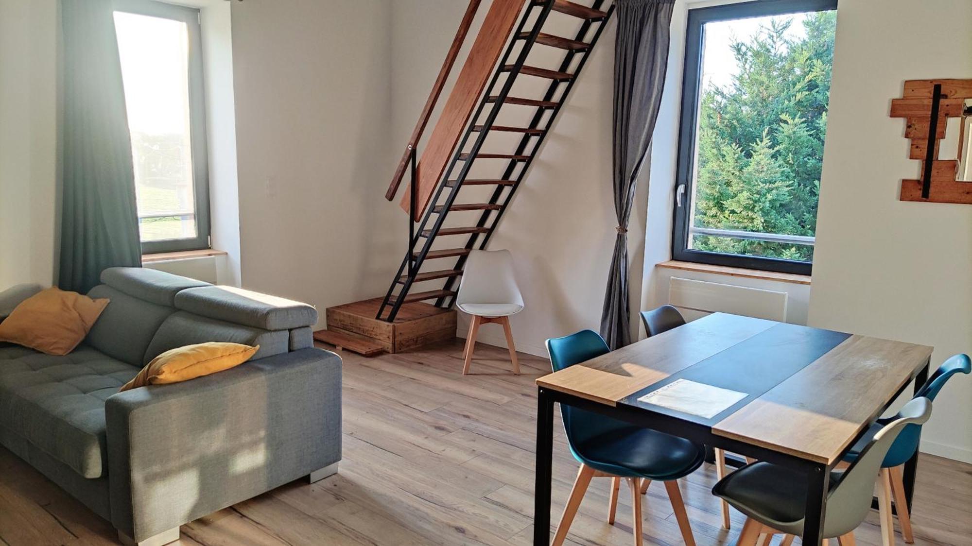 Appartement Duplex Dans Une Ancienne Usine 博普雷奥昂莫热 外观 照片